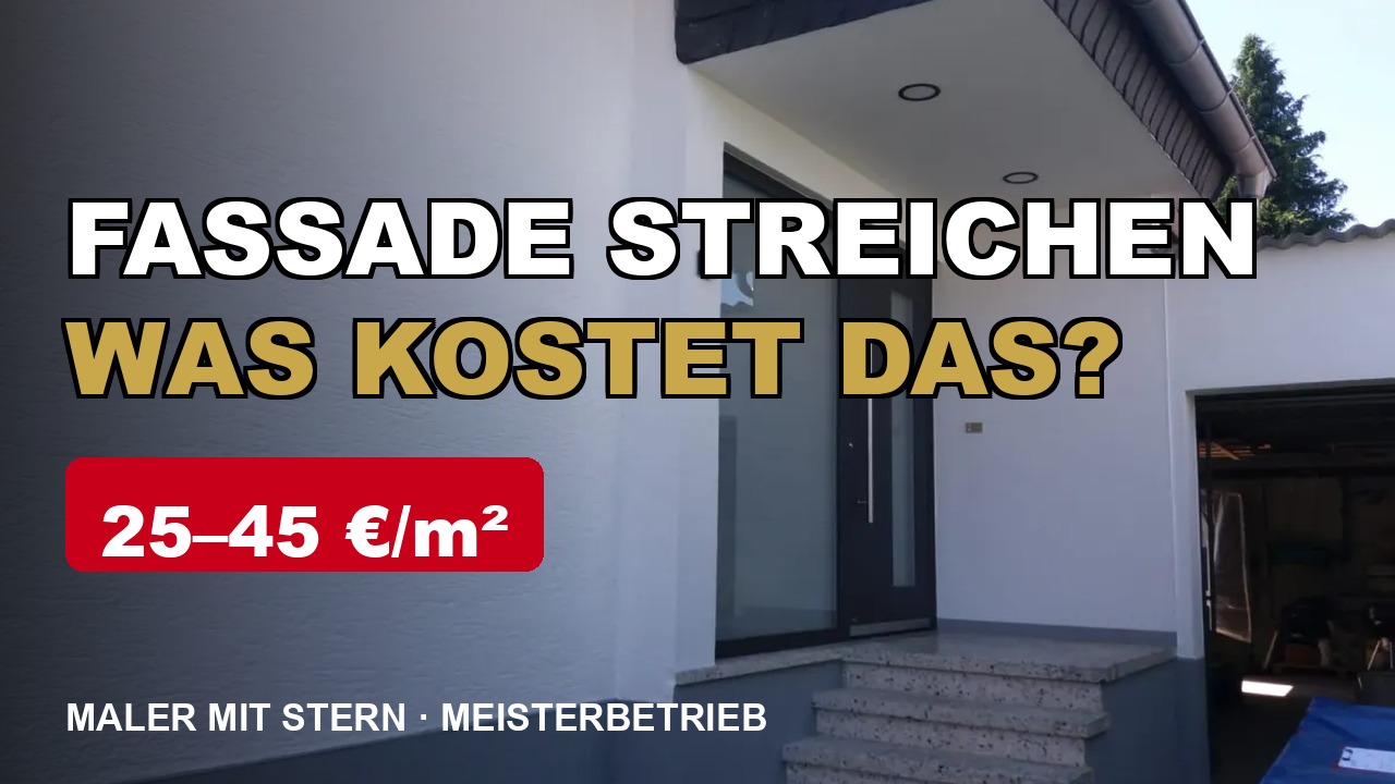 Video: Fassade streichen Kosten 2026 im Video — mit echtem Projekt