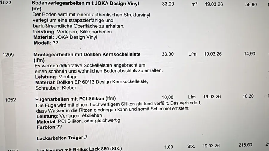 Wohnungsübergabe gestrichen — Andymen